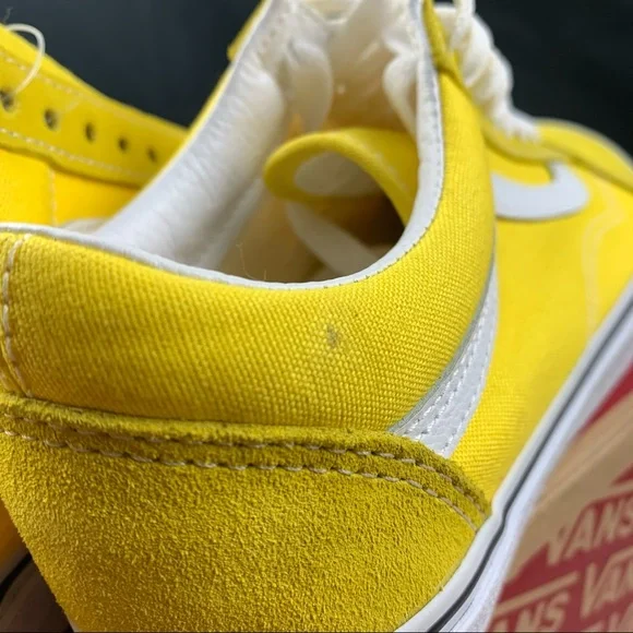 Vans Old Skool Vibrant Yellow Womens Sizes - Picture 9 of 10